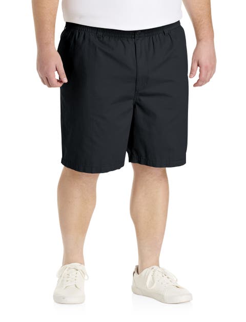 Big & Tall Elastic-Waist Shorts