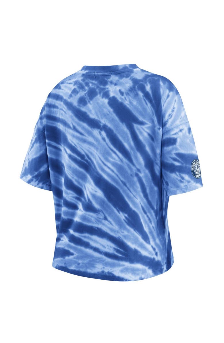 WEAR by Erin Andrews Women's WEAR by Erin Andrews Blue NFL Tie-Dye T-Shirt, Alternate, color, Blue