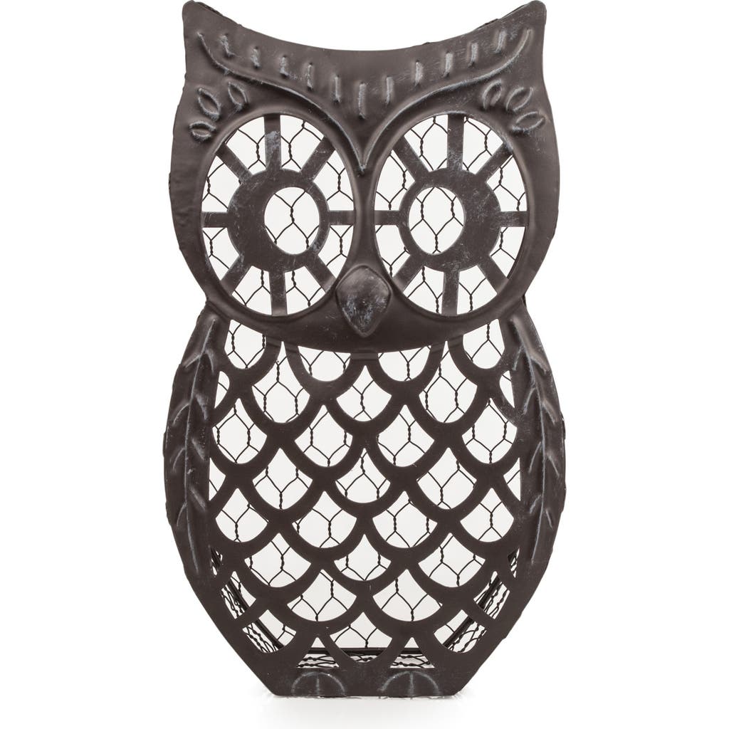 Twine Wise Owl Cork Collector In Gray