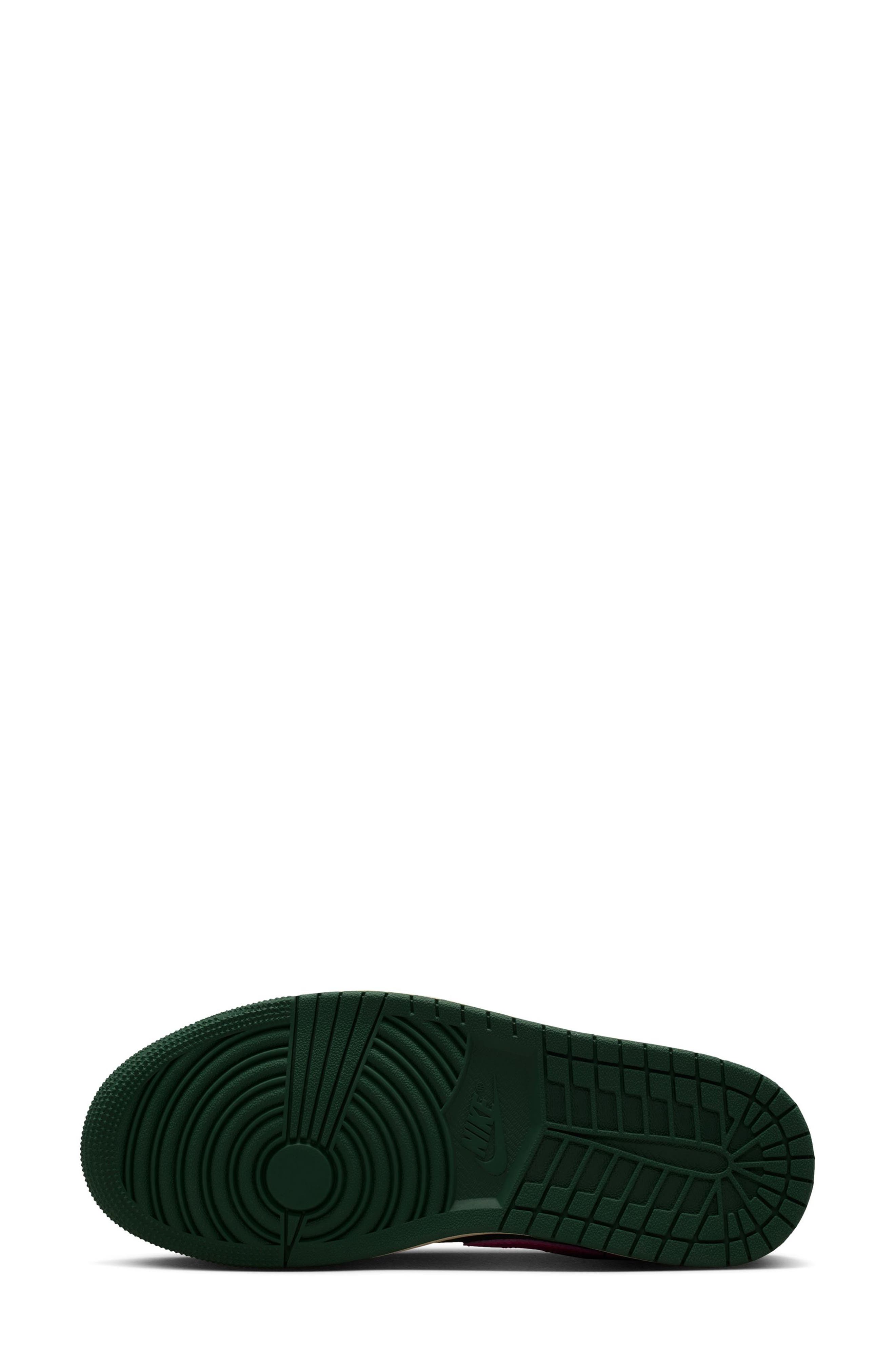 Jordan Air Jordan 1 Low Sneaker, Alternate, color, Malachite/ Fir/ Pink Blast