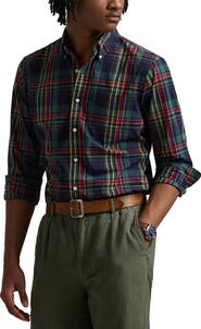 Polo Ralph Lauren Madras Plaid Performance Button-Down Shirt