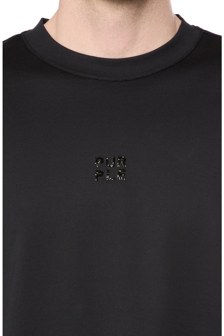 Oversized Long Sleeve T-Shirt, Alternate, color, BLACK