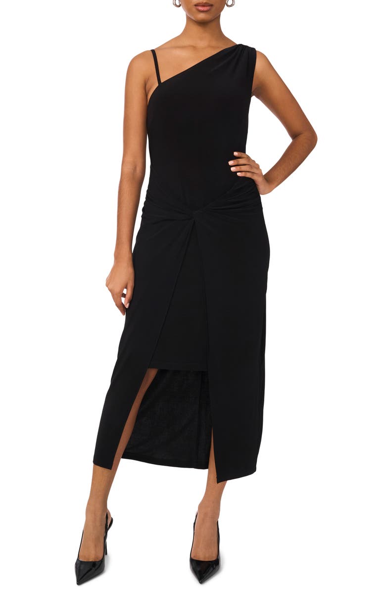 Halogen<sup>®</sup> Twist Front Midi Dress, Main, color,
