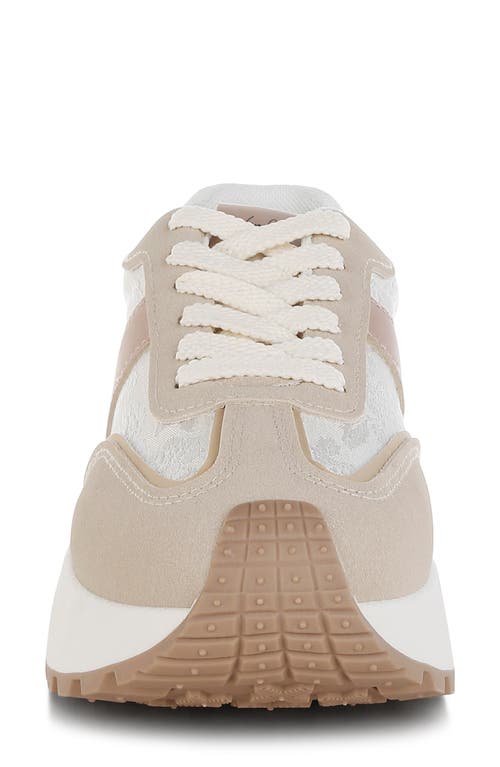 London Rag Squeaker Sneaker In Beige