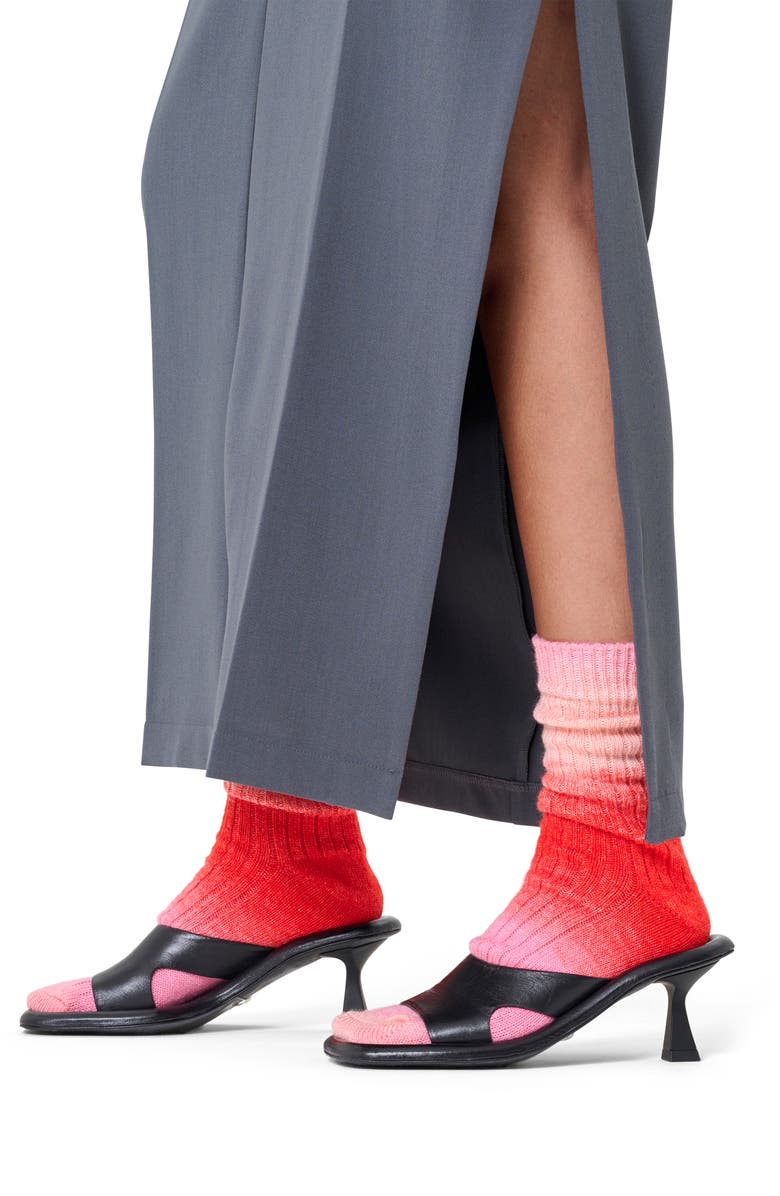 Happy Socks Gradient Crew Socks, Main, color, Red