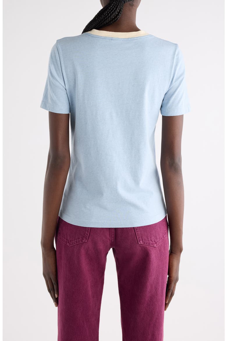 Forget Me Not Graphic Cotton T-Shirt, Alternate, color, SHADOW BLUE