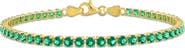 Julianna B. Gemstone Tennis Bracelet Sterling Silver
