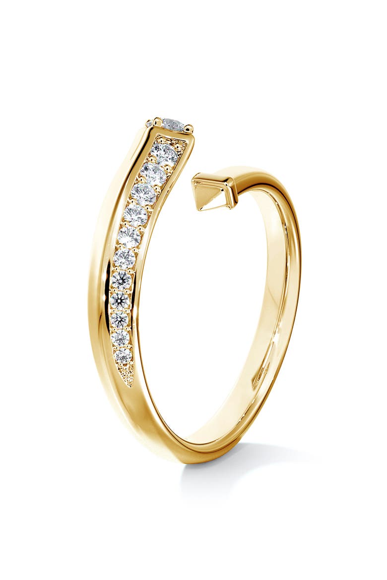 Avaanti™ Pavé Diamond Ring, Main, color, YELLOW GOLD
