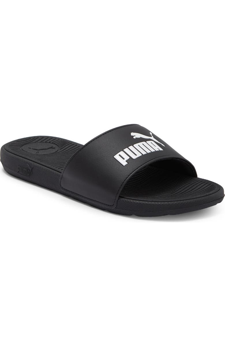 PUMA Cool Cat 2.0 Slide Sandal, Main, color, Puma Black-Puma White
