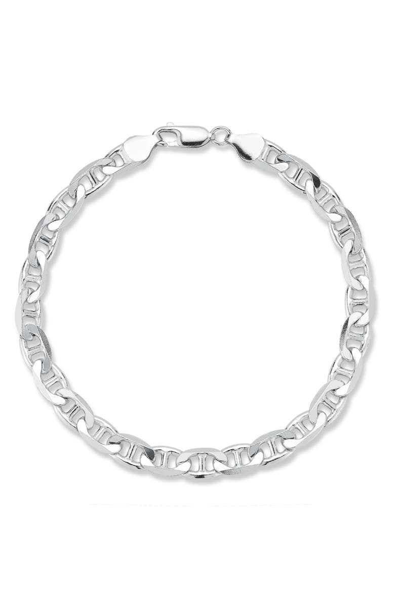 Yield of Men Men's 7mm Mariner Chain Bracelet, Main, color, Silver