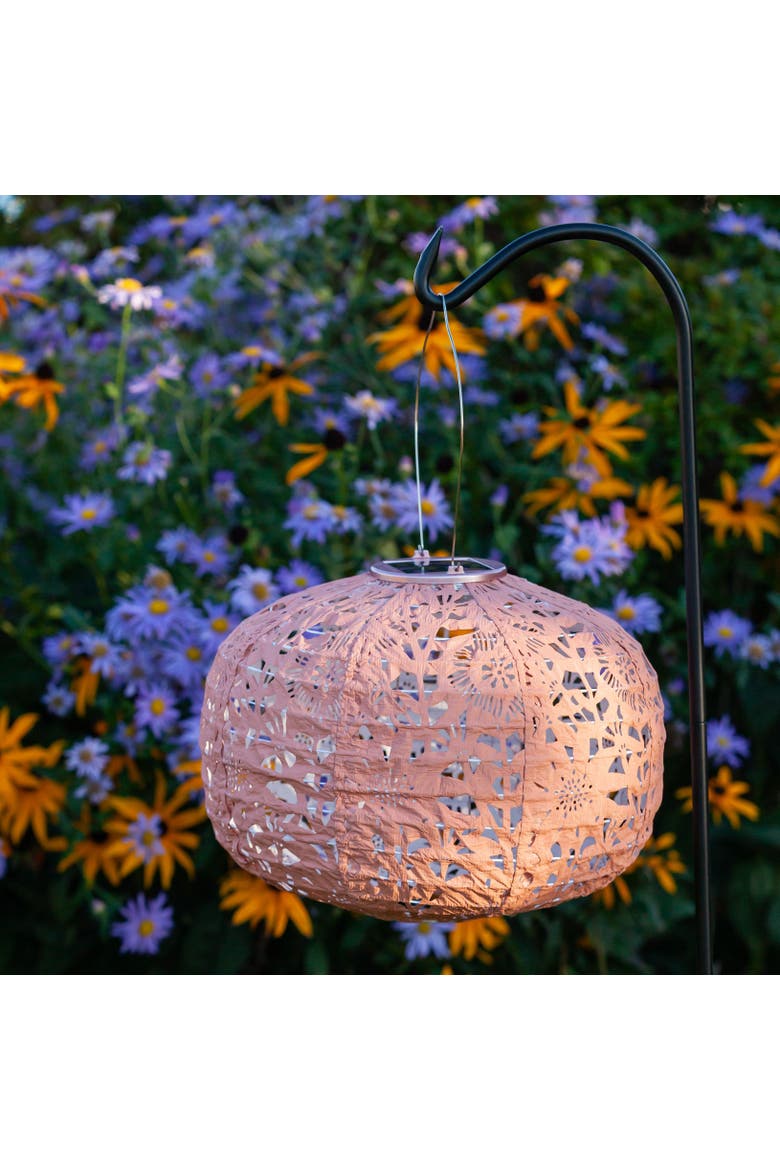 Soji Stella - Square Solar Lantern, Alternate, color, Clay