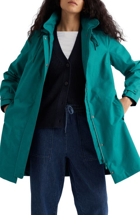 Cloudburst Waterproof Organic Cotton Coat