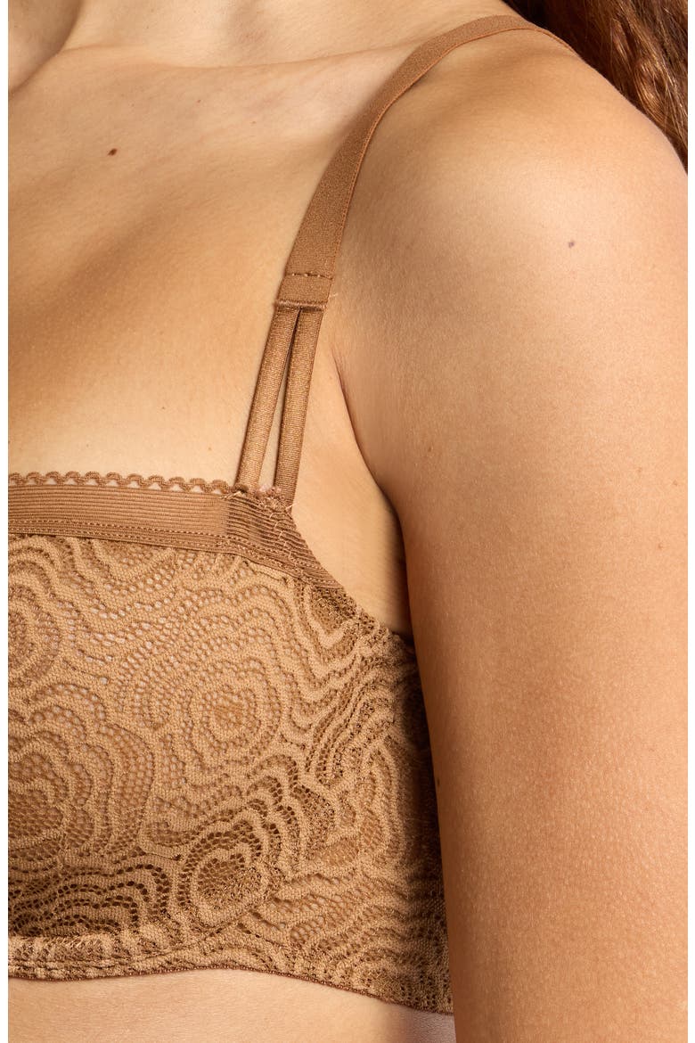 C Jolie Underwire Demi Bra, Alternate, color, TABAC
