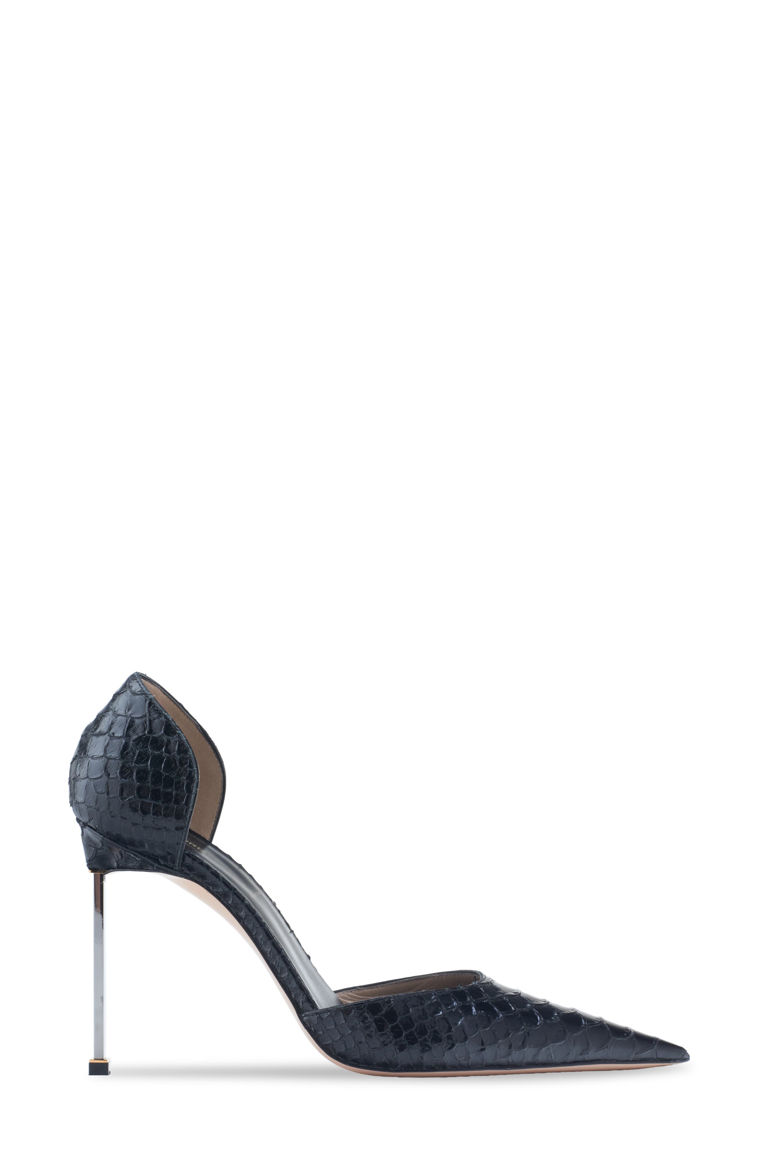 TOM FORD Stiletto d'Orsay Pump, Alternate, color, Black