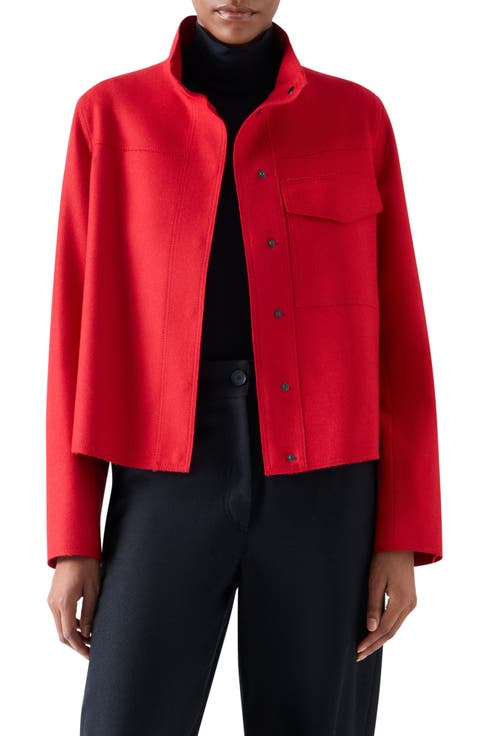 Felted Wool Blend Jacket