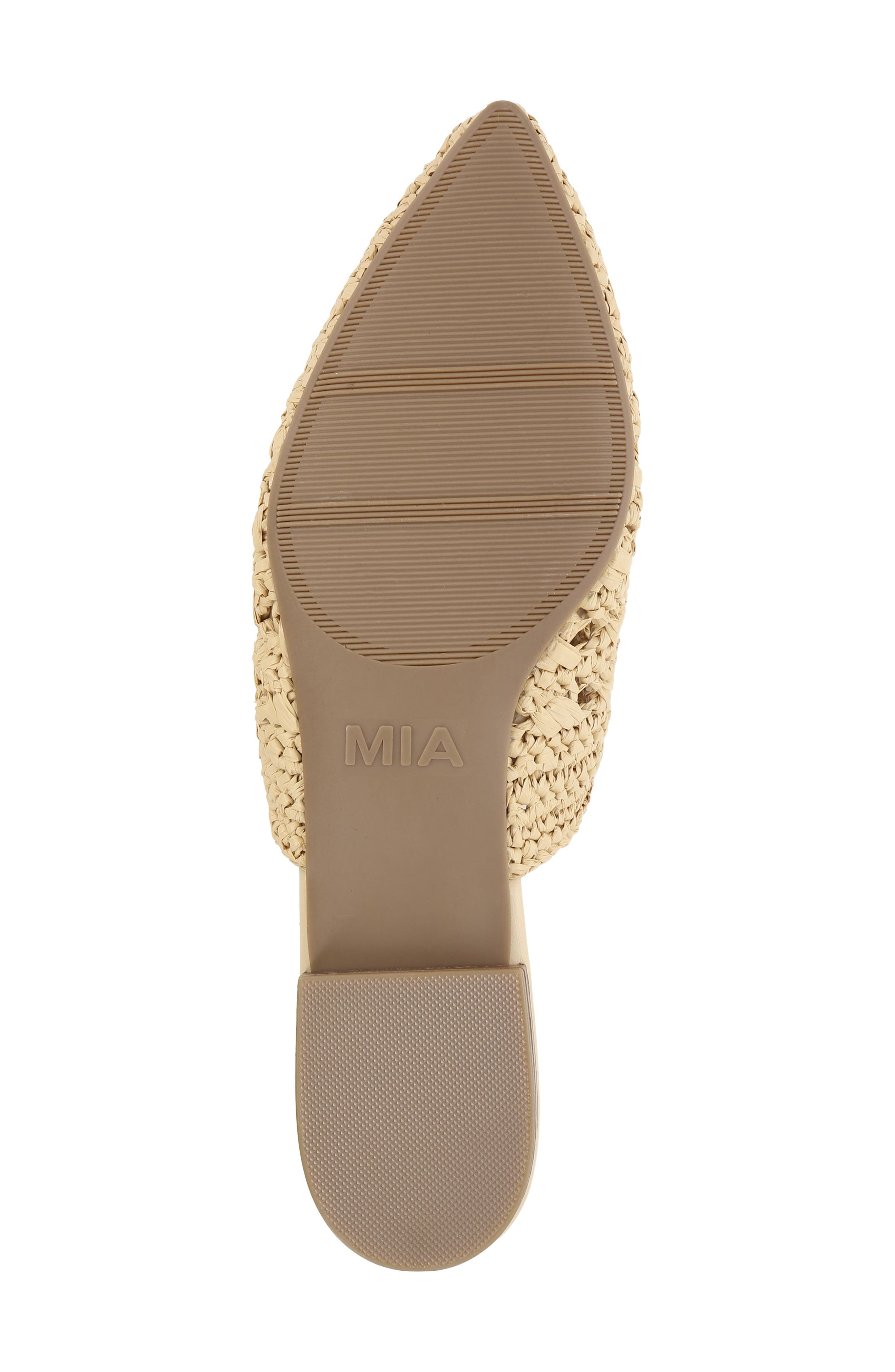 MIA Jany Raffia Mule, Alternate, color, Natural