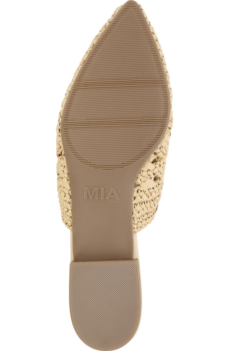 MIA Jany Raffia Mule, Alternate, color, Natural