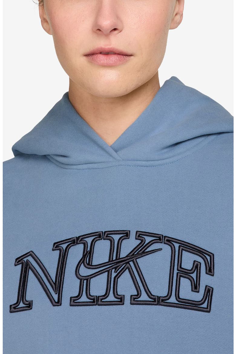 Sport Studio Oversized Logo Graphic Hoodie, Alternate, color, 486 WORKBL/ GRDIRN