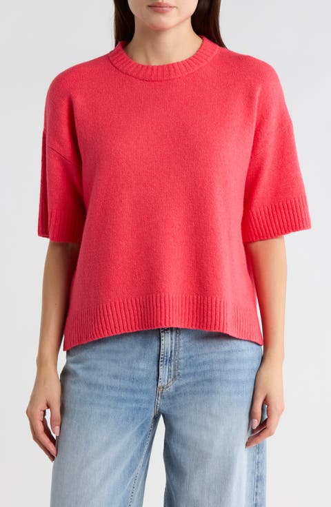 Drop Shoulder T-Shirt Sweater