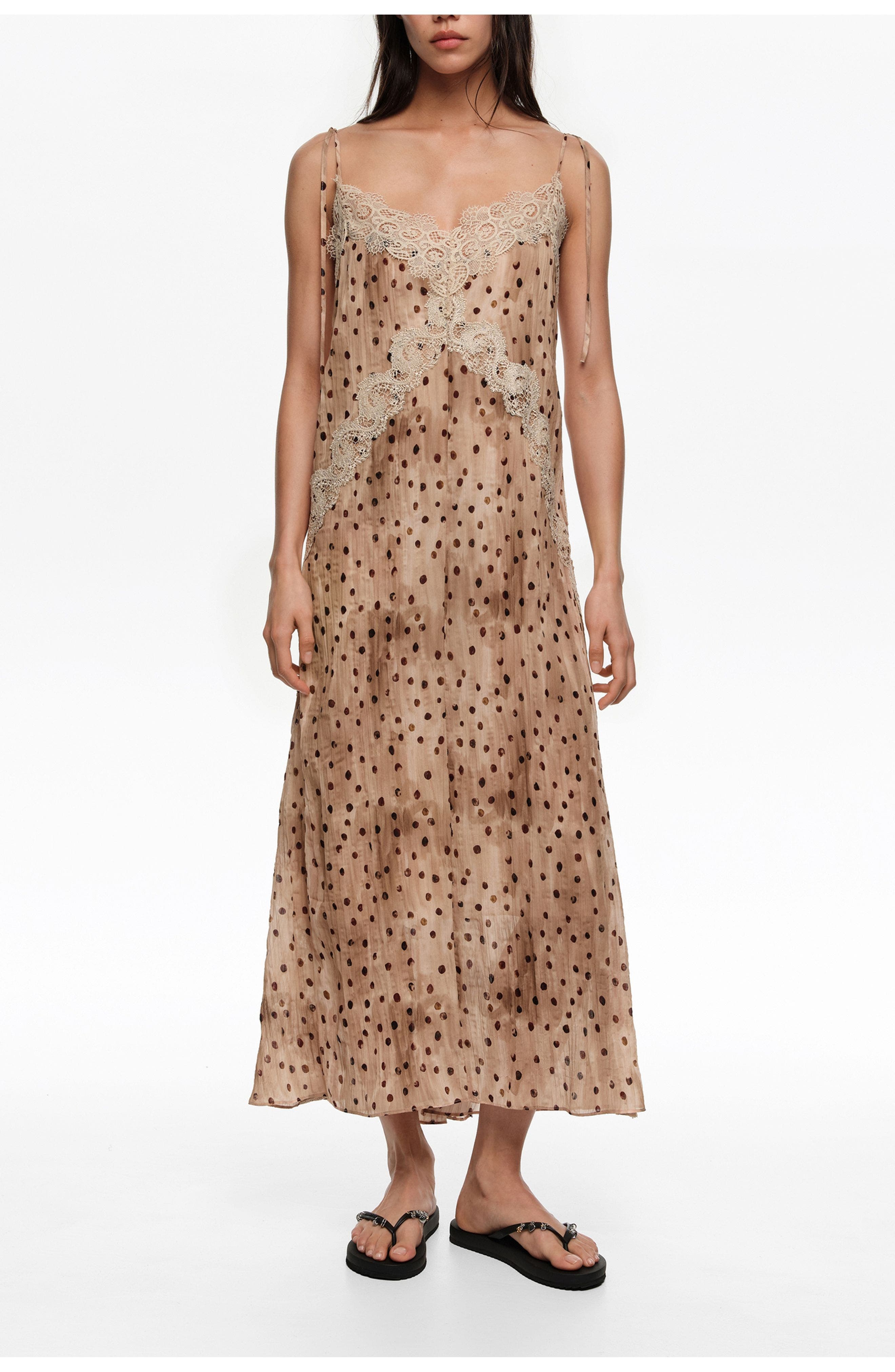 Lace Fluid Dress - image 5