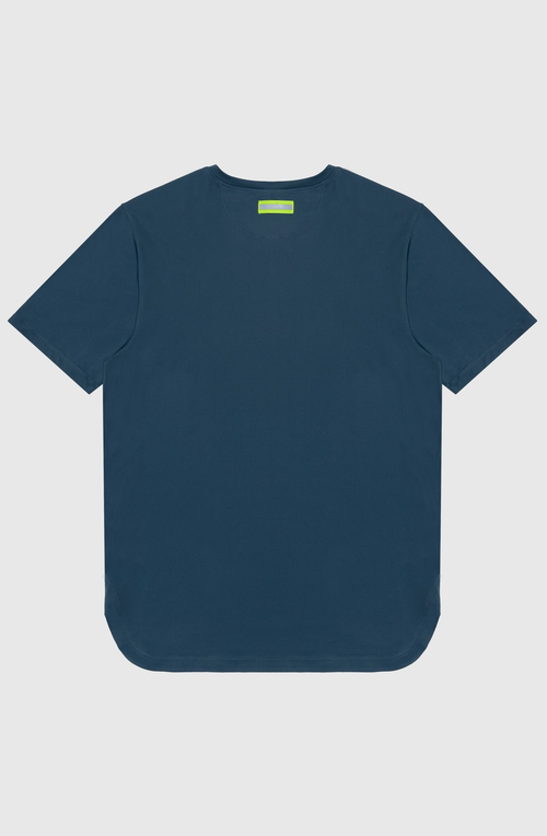 Pynrs Performance Streetwear Walk Hill Running Tee In Navy