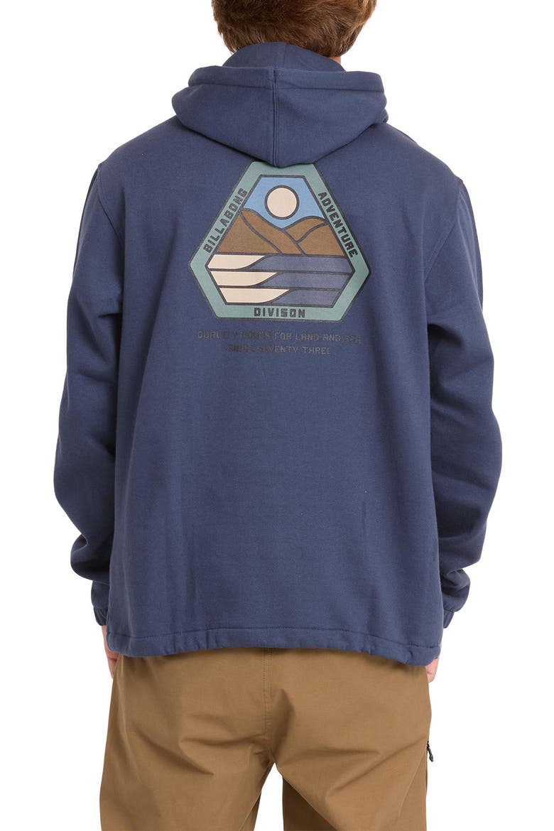 Adventure Division Compass Hoodie, Alternate, color, BLUE GRAPHITE