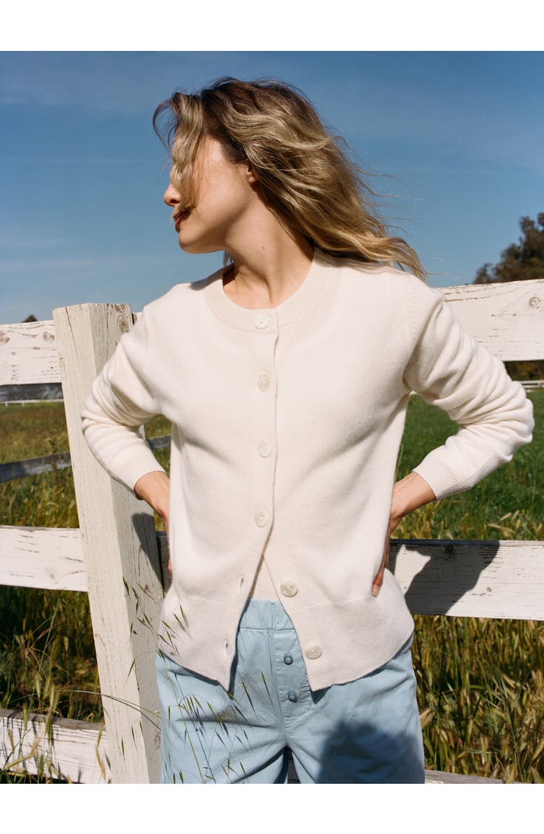 VIR VITA Greta Cardigan, Alternate, color, Bone