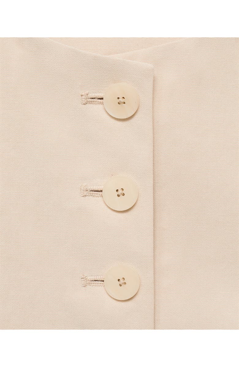 MANGO Greta Waistcoat, Alternate, color, Beige