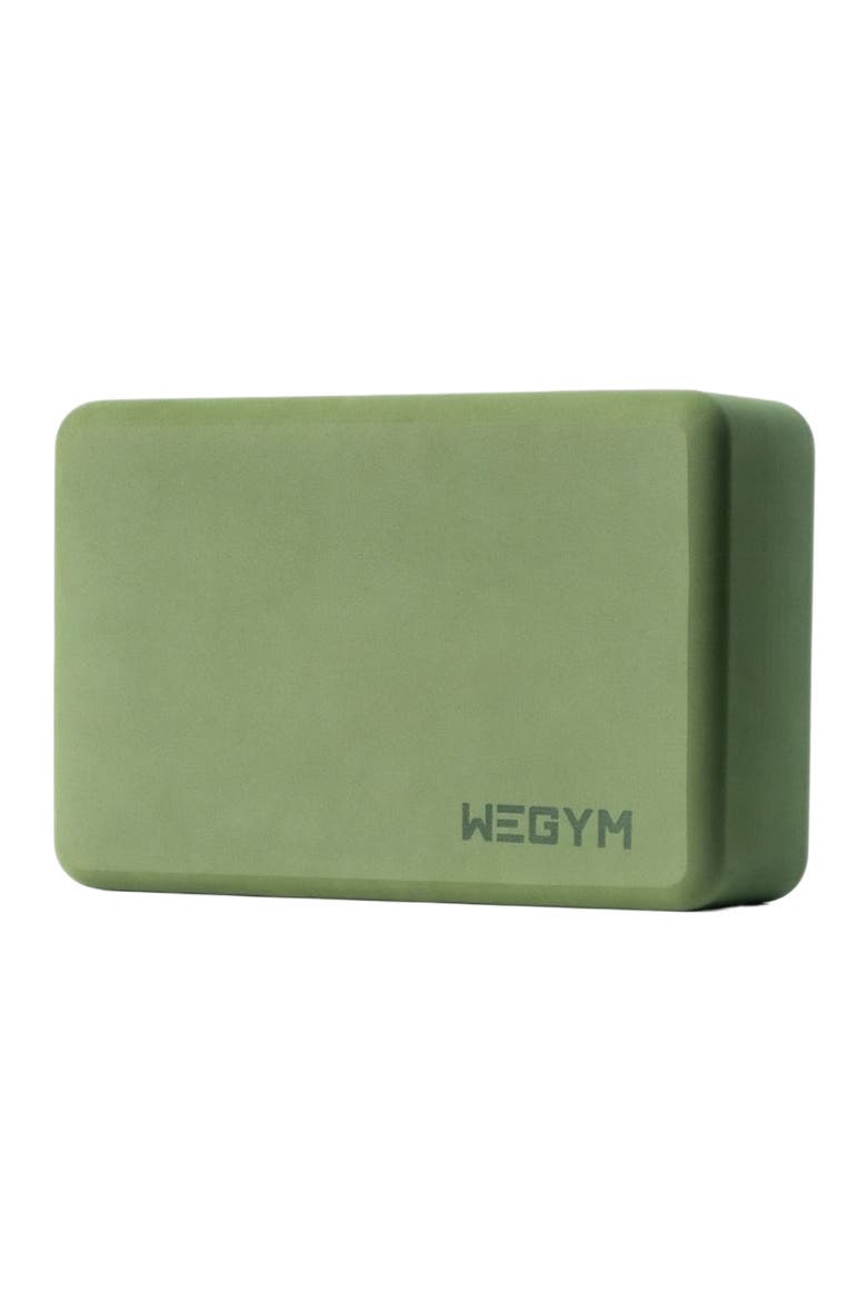 Exercise Block - Foam, Alternate, color, Forest