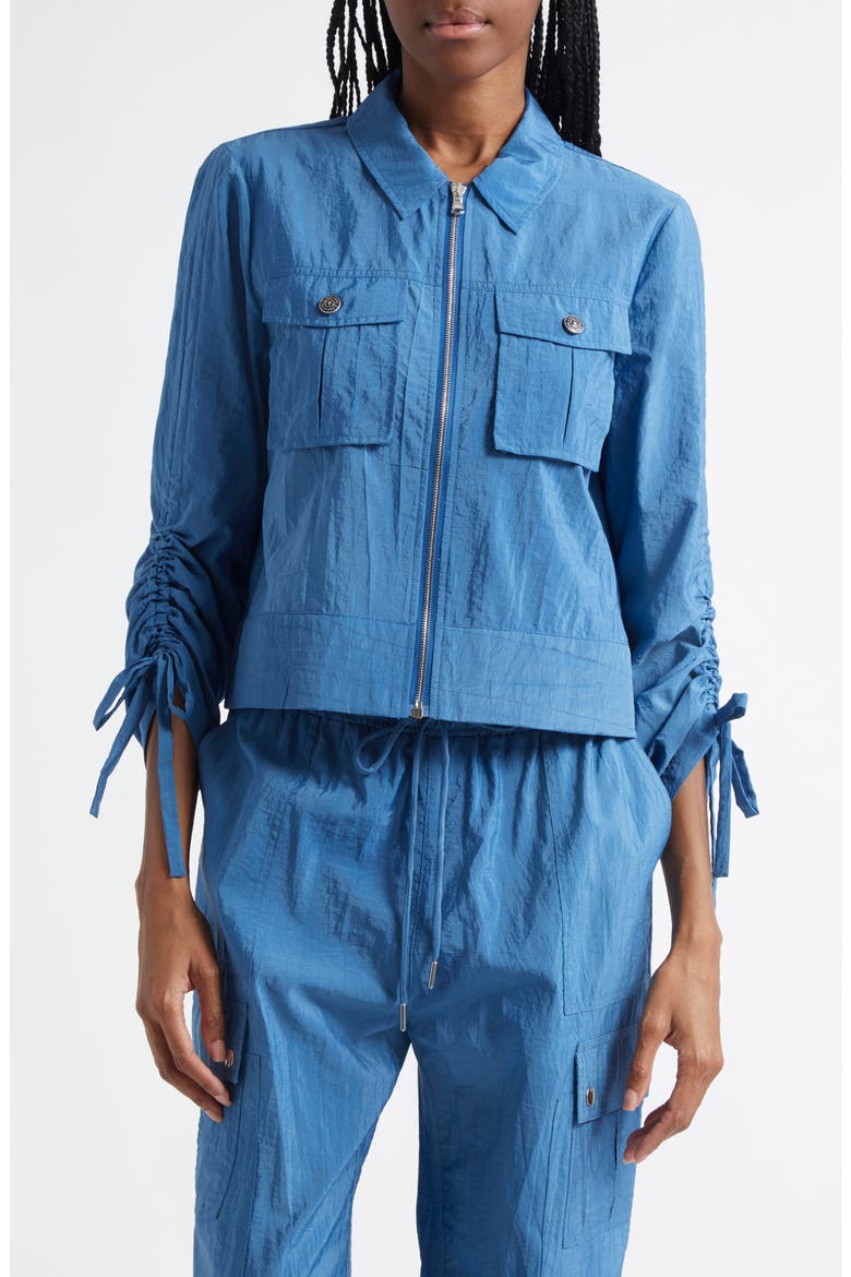 Dale Nylon Jacket, Main, color, BLUE CORN