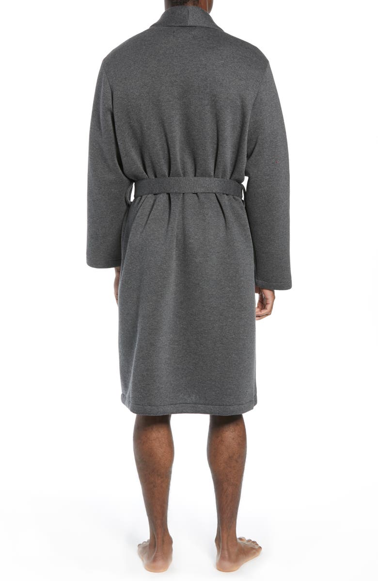 NORDSTROM MEN'S SHOP Piqué Robe, Alternate, color, 