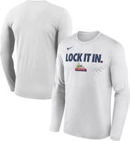 Nike Men's Nike White Arizona Wildcats 2026 On-Court Bench Long Sleeve T-Shirt