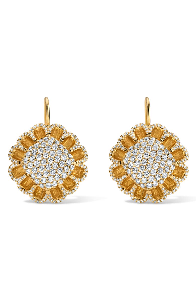 Mindi Mond Floating All Diamond Drop Earrings, Main, color, 18K Yellow Gold