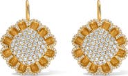 Mindi Mond Floating All Diamond Drop Earrings