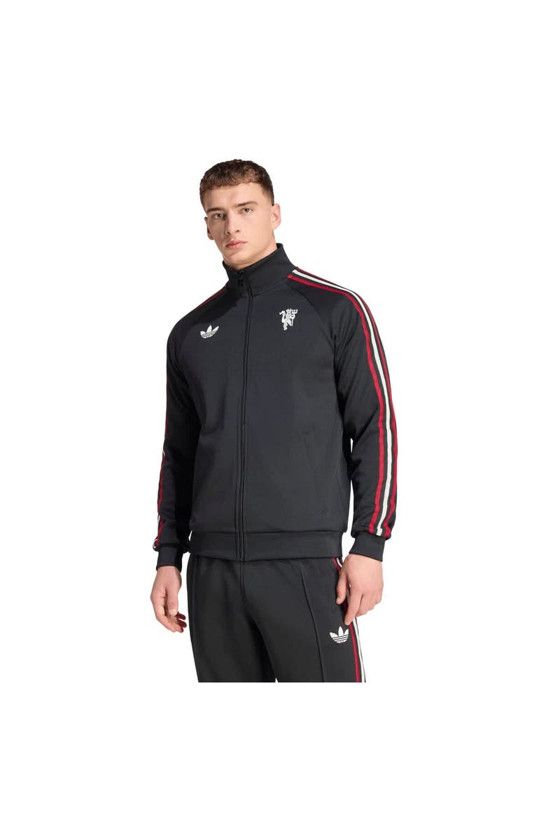 Men's adidas Originals  Black Manchester United Culturewear Full-Zip Track Jacket, Main, color, Black
