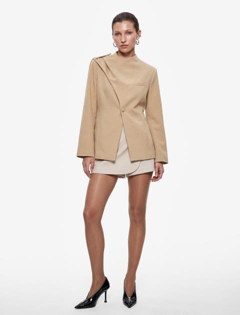 Regular Fit Wrap Mini Skort
