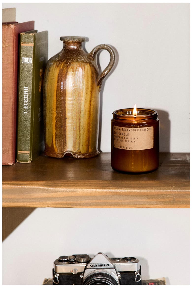 Teakwood & Tobacco Candle, Alternate, color, TEAKWOOD AND TOBACCO