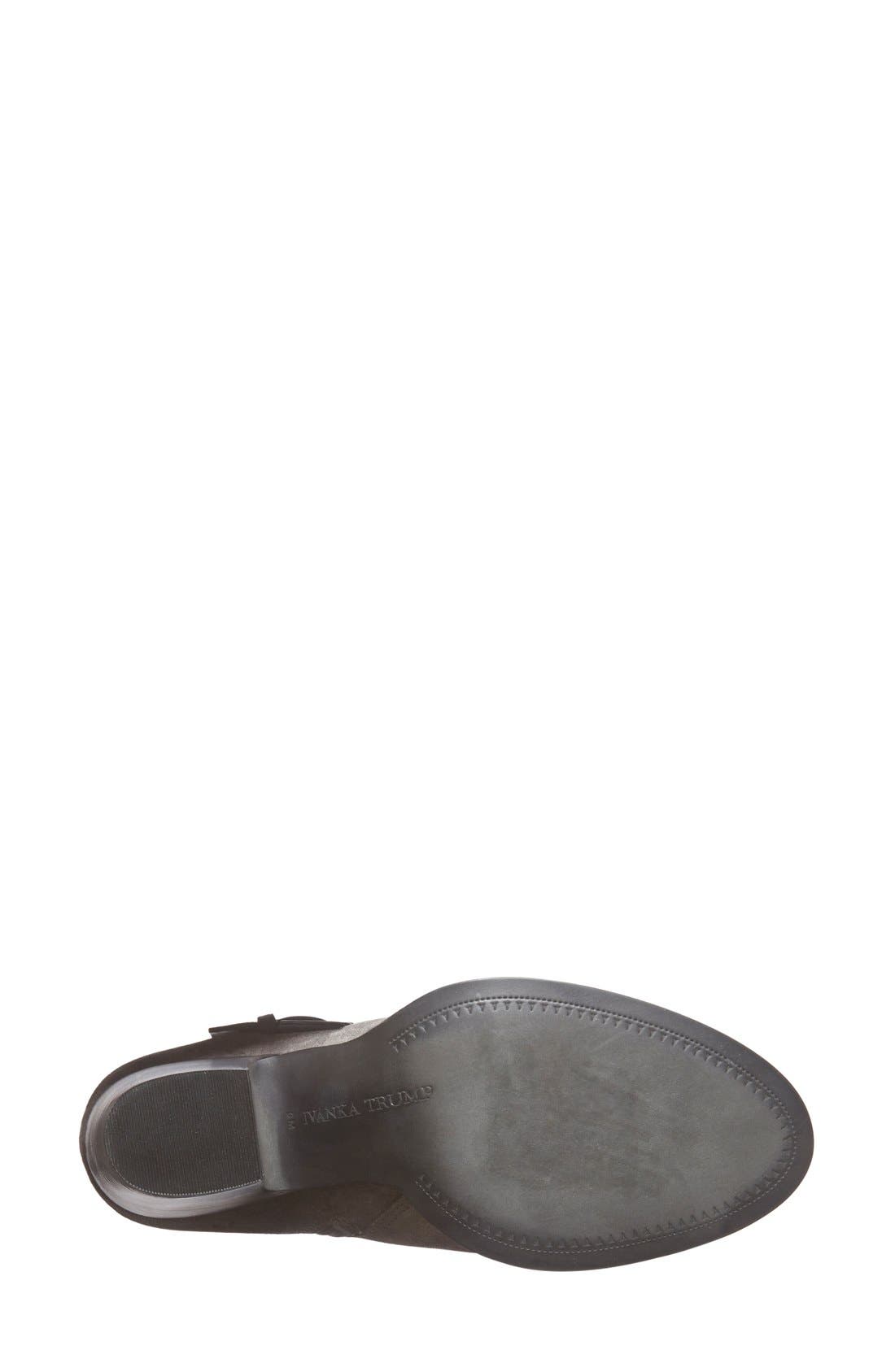 'Taren' Suede Bootie, Alternate, color, GREY SUEDE
