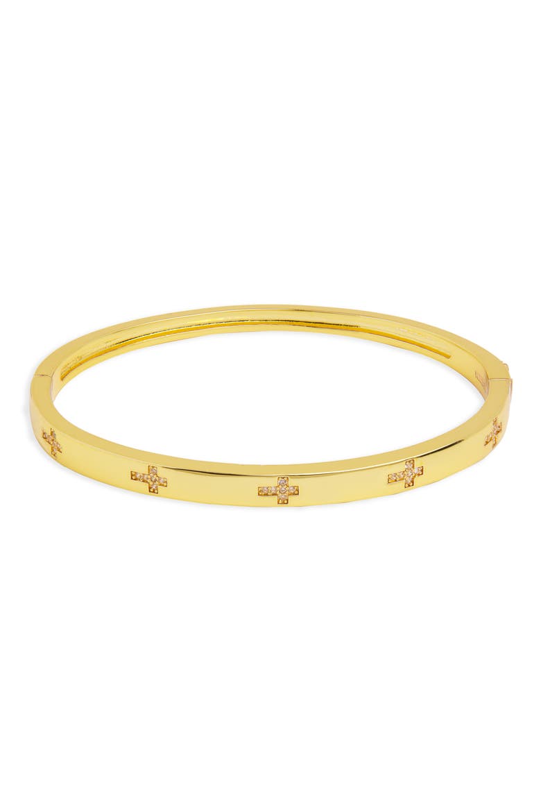 Cross & Link Set of 2 Bracelets, Alternate, color, GOLD