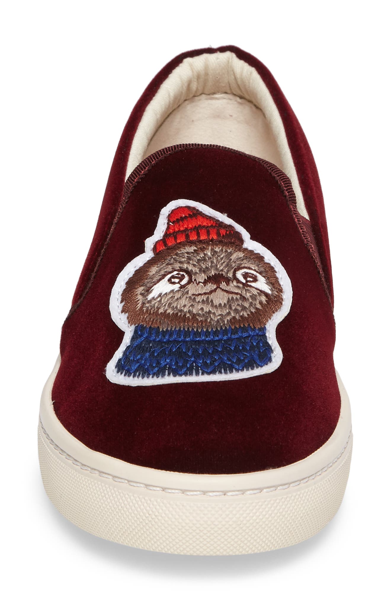 Soludos Velvet Llama Sneaker, Alternate, color, 