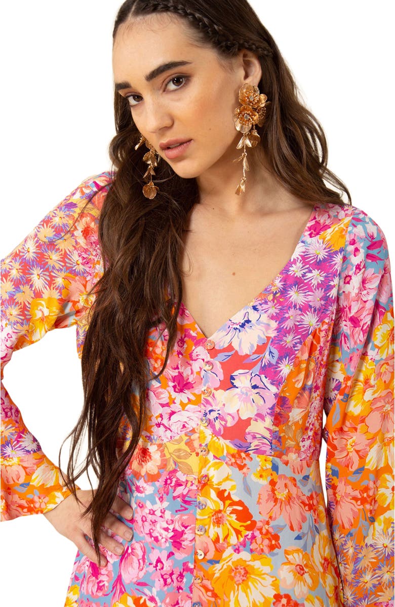 Hale Bob Rylee Midi Dress, Alternate, color, 