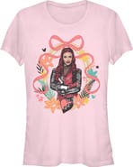 Descendants Junior's Descendants Wicked Wonderland Red Bow Portrait Graphic T-Shirt
