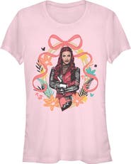 Descendants Junior's Descendants Wicked Wonderland Red Bow Portrait Graphic T-Shirt