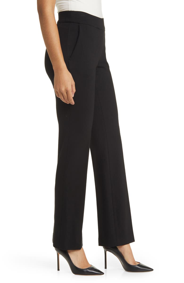 Anne Klein Pull-On Pants, Alternate, color, Anne Black