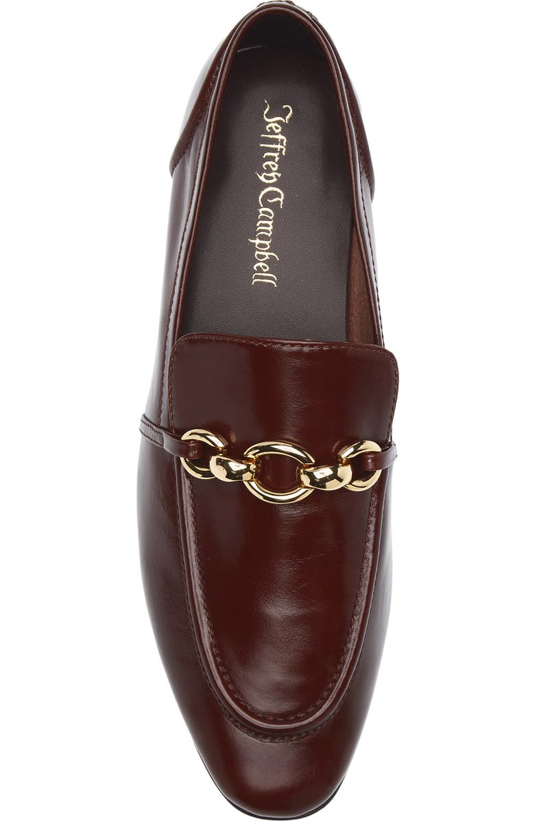 Jeffrey Campbell Clerk Bit Loafer, Alternate, color, Brown Gold