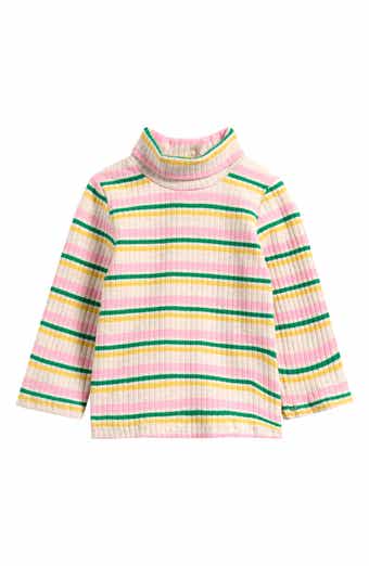 Bobo Choses Stripe Rib Turtleneck Sweater