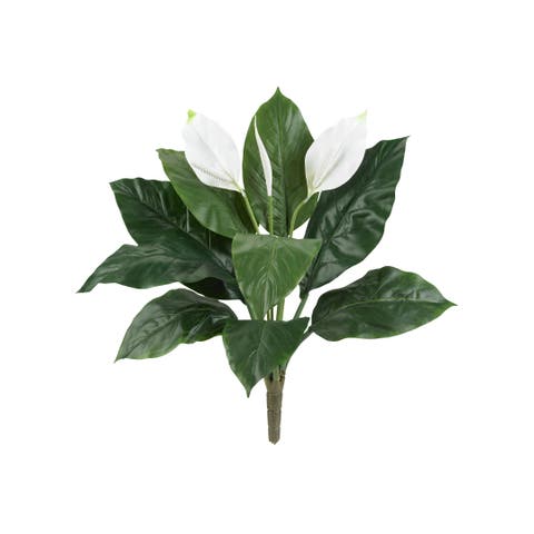 24-in Spathiphyllum Artificial Plant (Set of 3)