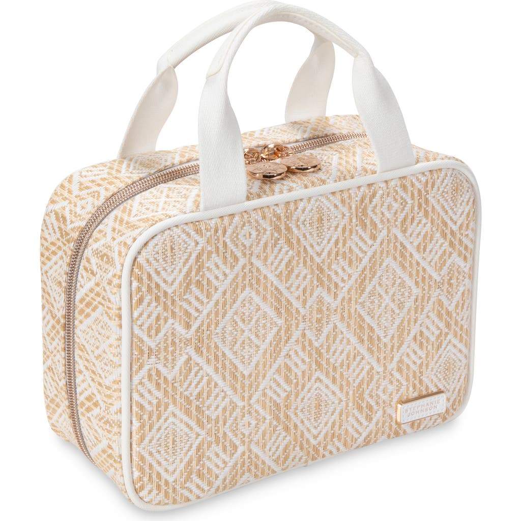 Stephanie Johnson Paros Coconut ml Traveler Cosmetics Case In White