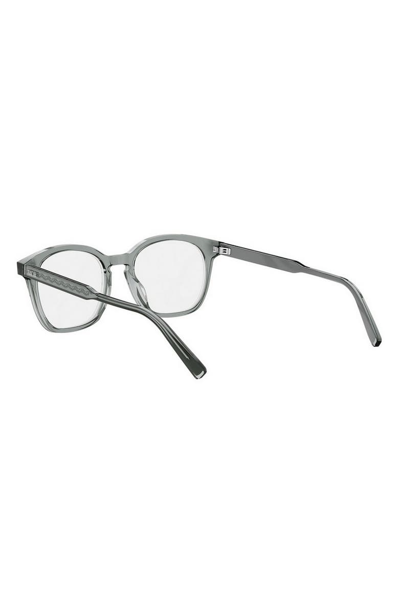 DIOR Botanica S5I 52mm Square Optical Glasses, Alternate, color, Grey/ Other