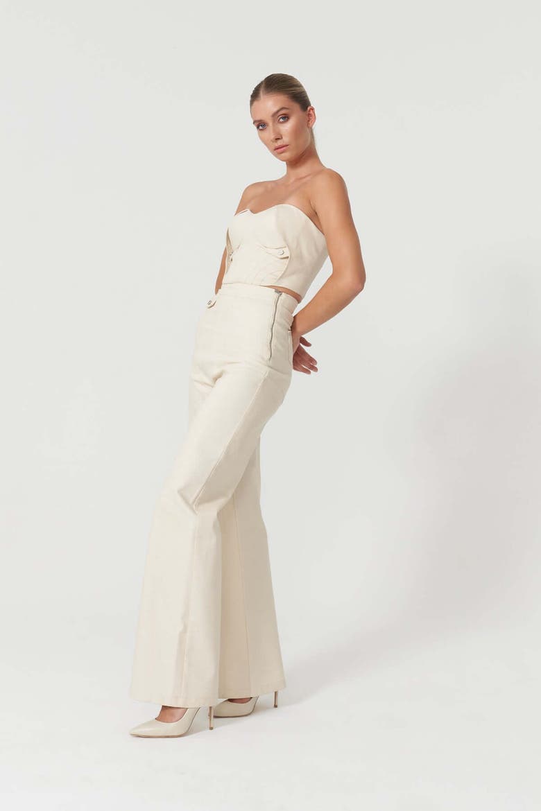Chaby Wide Leg Pants, Main, color, Deep Blue